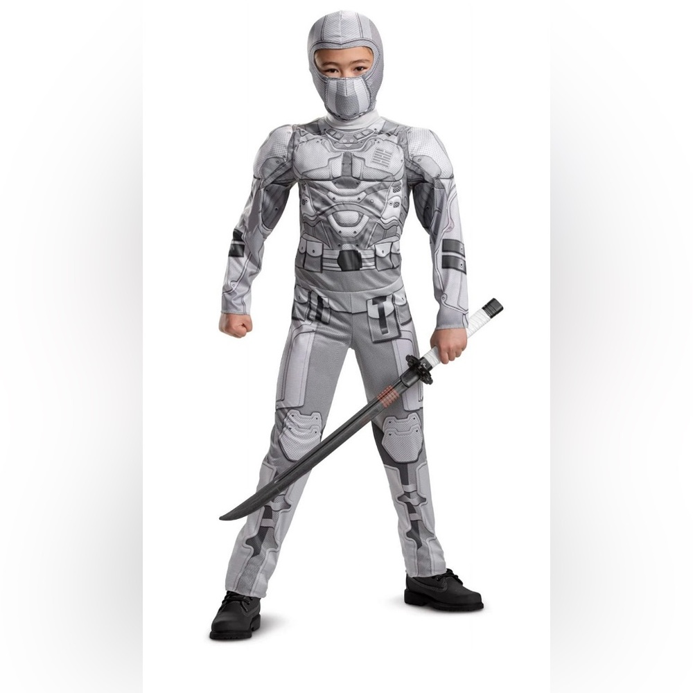 NWT Disguise Snake Eyes storm shadow child Halloween costume large 10-12